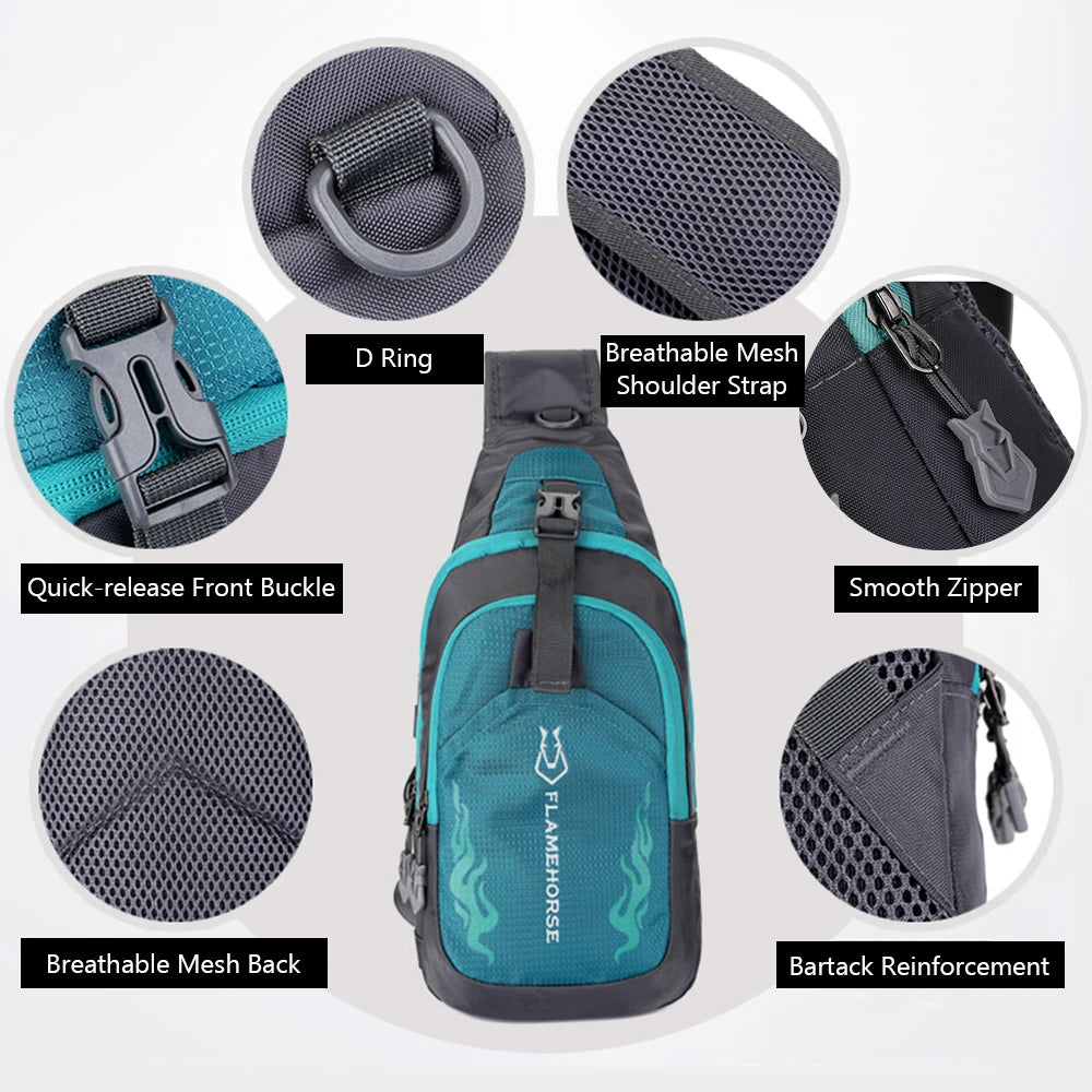 Lightweight Waterproof Sling Backpack | Perfect for Travel & Sports