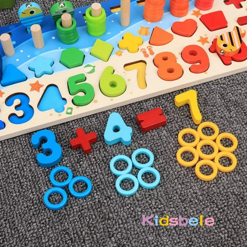 Kids Montessori Math Toys | Educational Wooden Puzzle Game