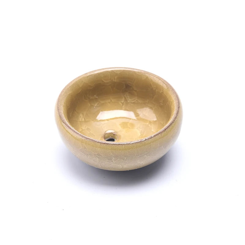 Cute Ice-Crack Glaze Flower Ceramic Succulent Planter Mini Pot