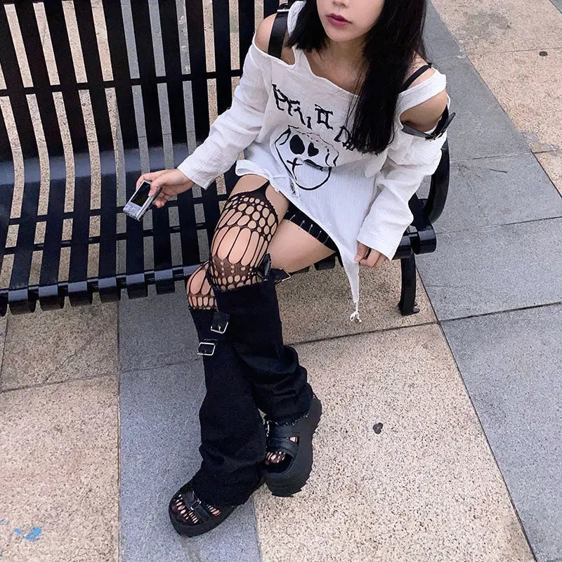 Long Sexy Fishnet Stockings for Women | Embrace Gothic Style