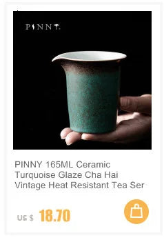 Turquoise Glaze Teacups | Traditional Ceramic Drinkware