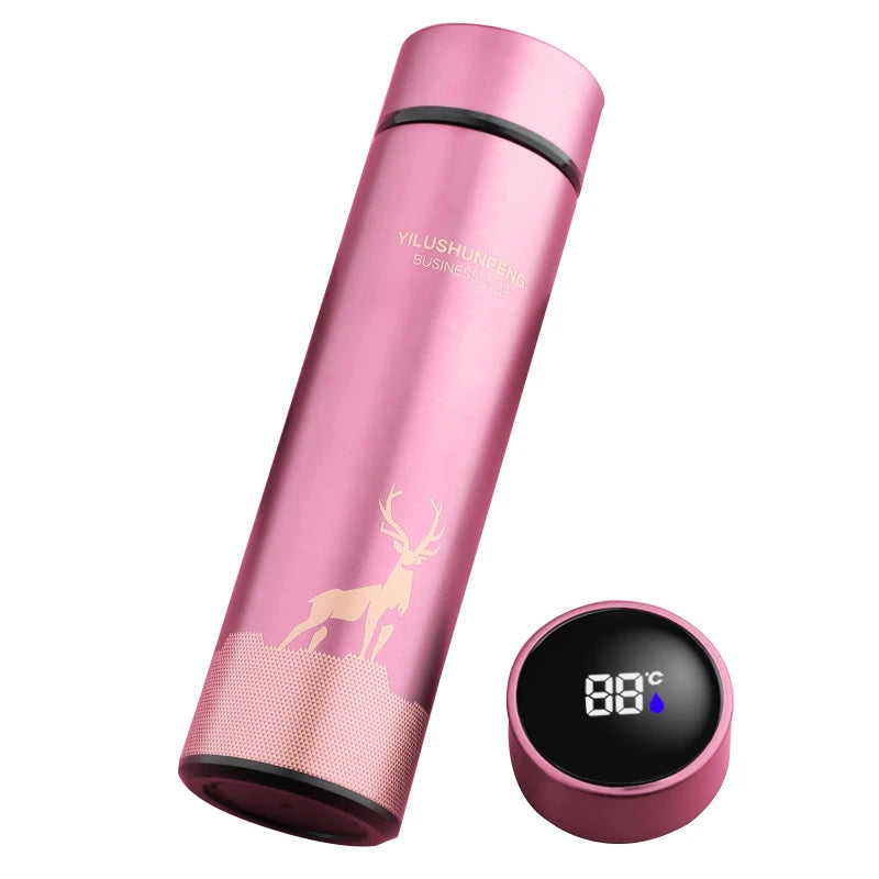 500ML Smart Thermos Water Bottle | Digital Temperature Display