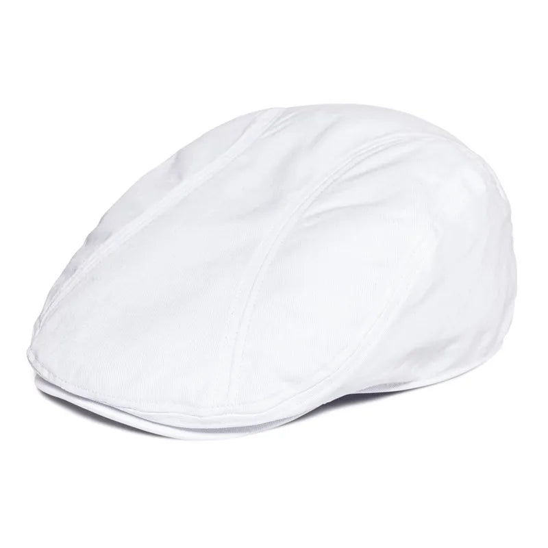 Men's Stylish Cotton Flat Cap | Casual Ivy Baker Boy Hat