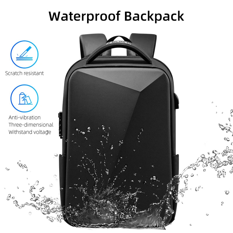 Waterproof Anti-Theft Laptop Backpack | USB Charging Business Bag