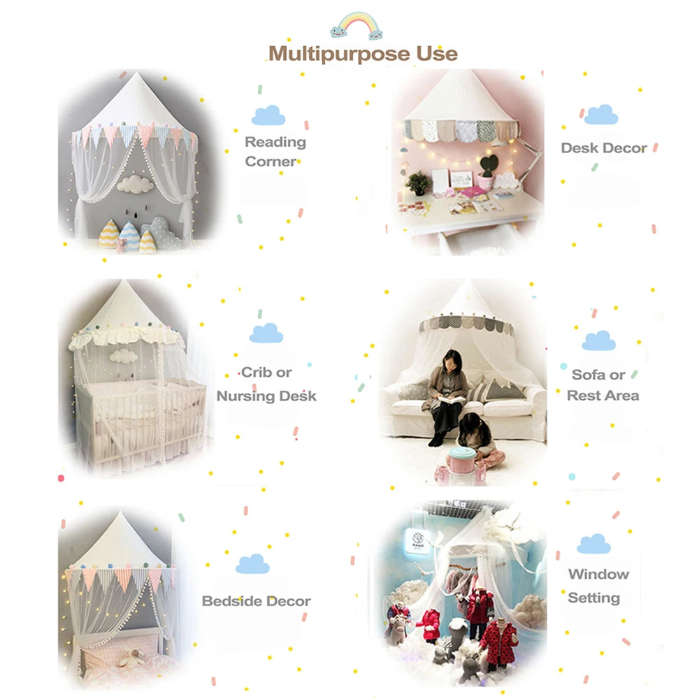 Children's Play House Castle Teepee Tent | Fun Indoor Decor
