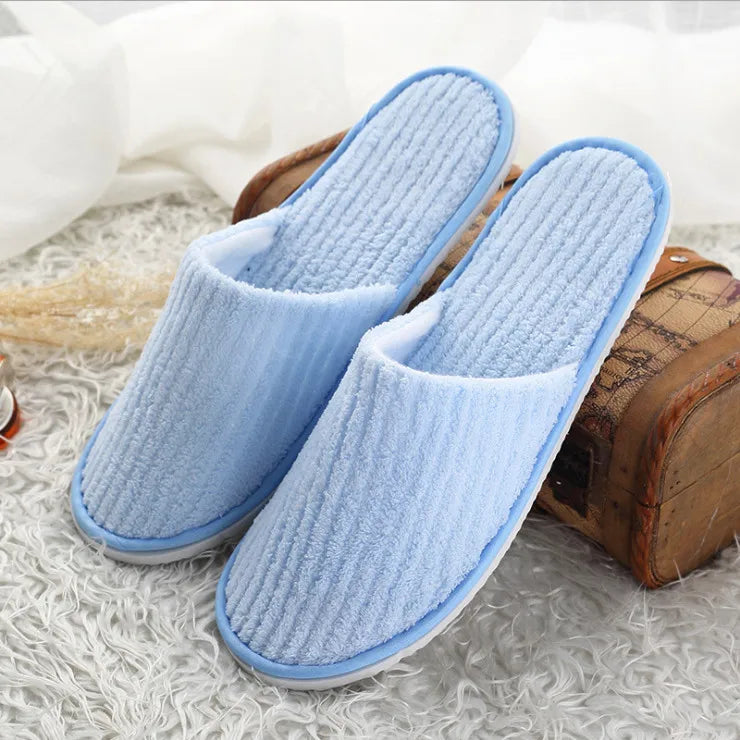 Comfortable Disposable Cotton Slippers | Hotel & Home Use