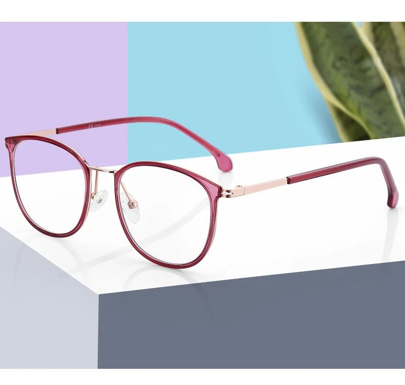 Lightweight Blue Light Blocking Glasses for Women | Anti Eyestrain Eyewear