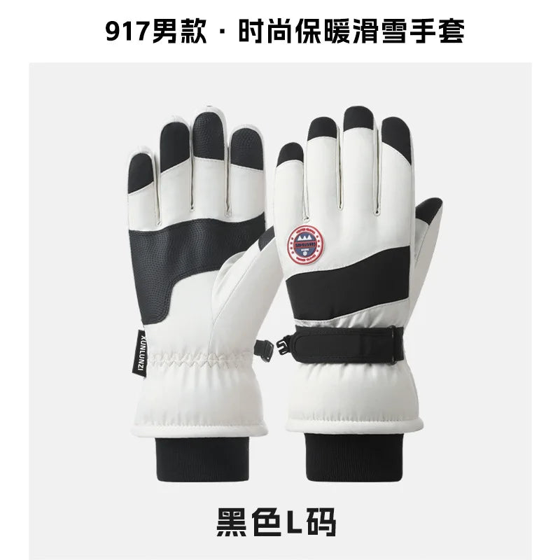 Winter Waterproof Ski Gloves | Touch Screen Warm Outdoor Gloves