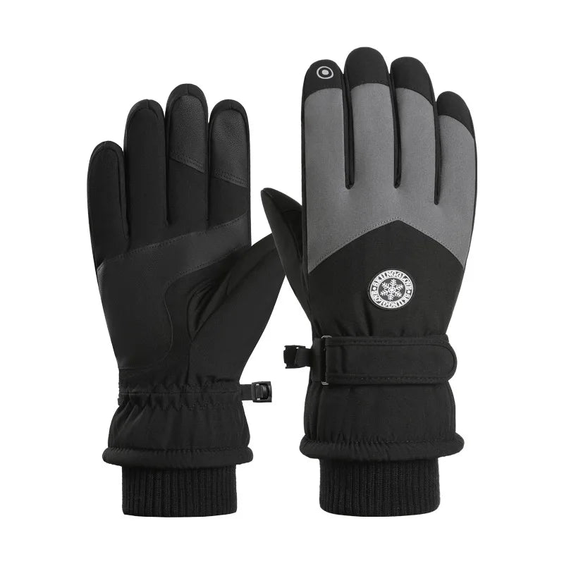 Winter Waterproof Ski Gloves | Touch Screen Warm Outdoor Gloves