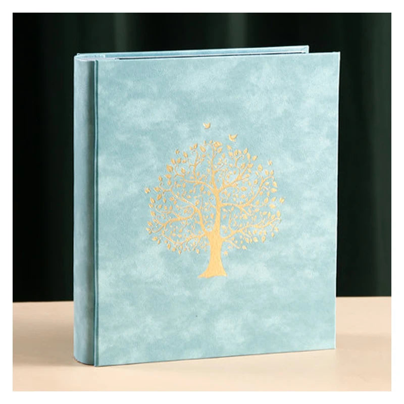 Large Capacity 7-Inch PU Leather Pocket Photo Album for Memories