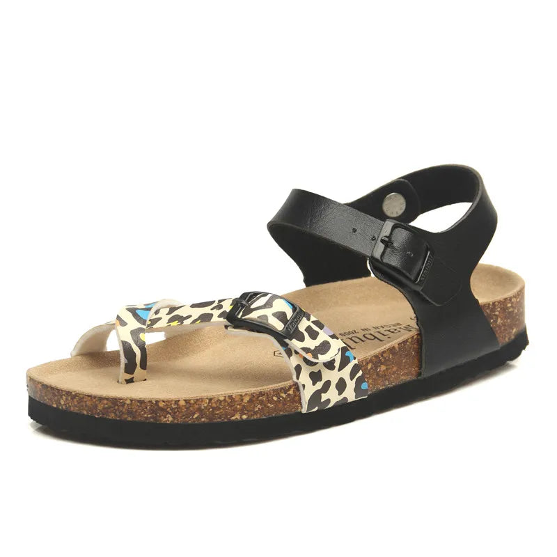 Fashion Casual Cork Sandals for Women | Summer Beach Gladiator Shoes