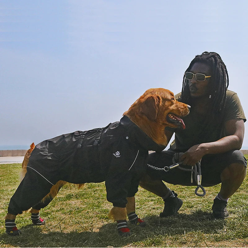 Waterproof Dog Outdoor Jacket | Winter Warm Reflective Raincoat