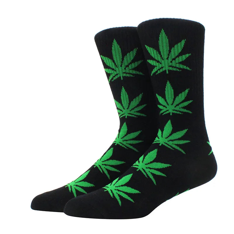 Men's Fashionable Hemp Cotton Crew Socks | Stylish Everyday Wear