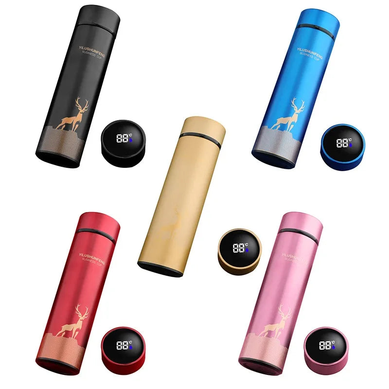 500ML Smart Thermos Water Bottle | Digital Temperature Display