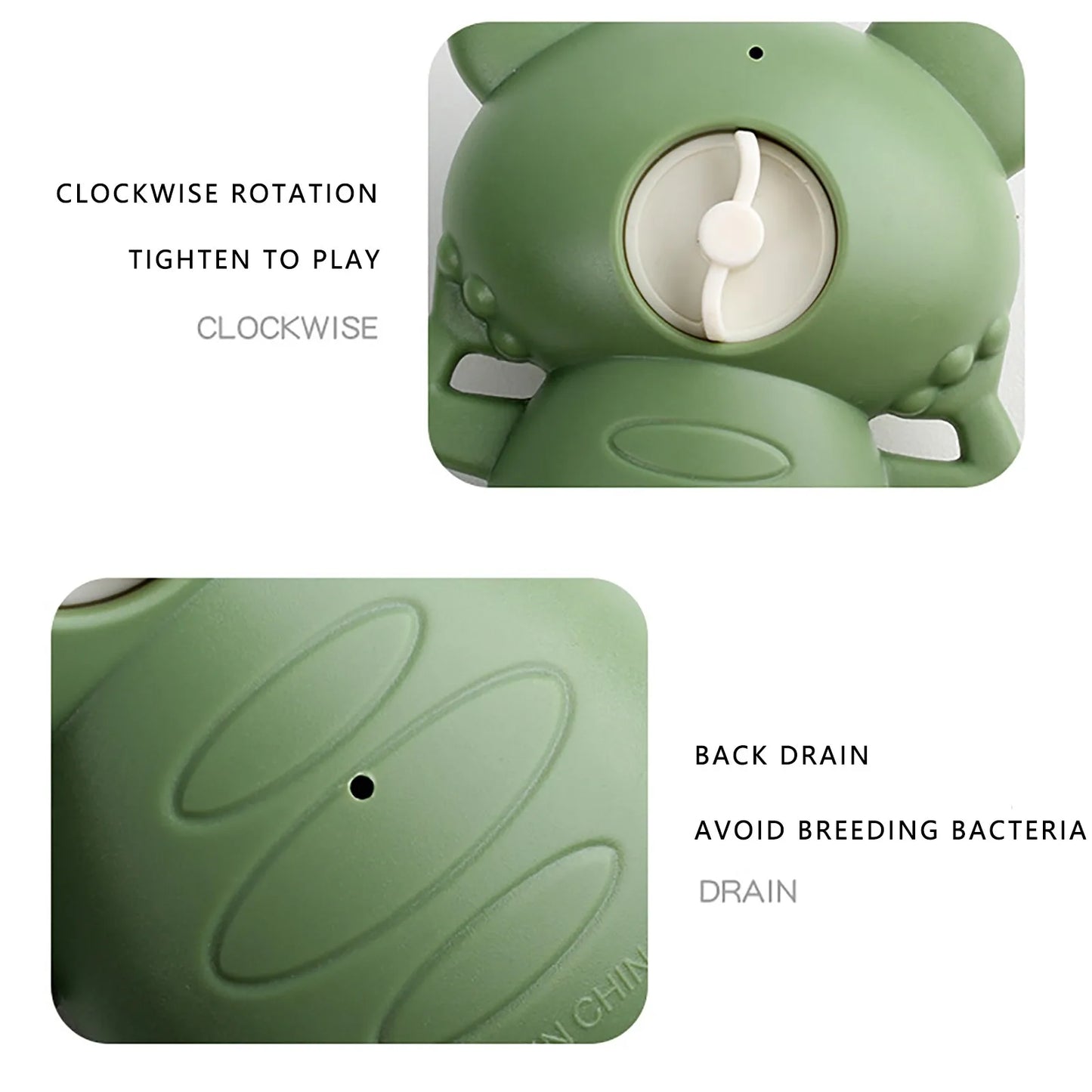 Cute Baby Bath Toys | Fun Frogs Clockwork Swimming Toy