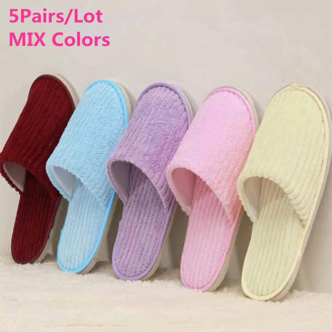 Comfortable Disposable Cotton Slippers | Hotel & Home Use