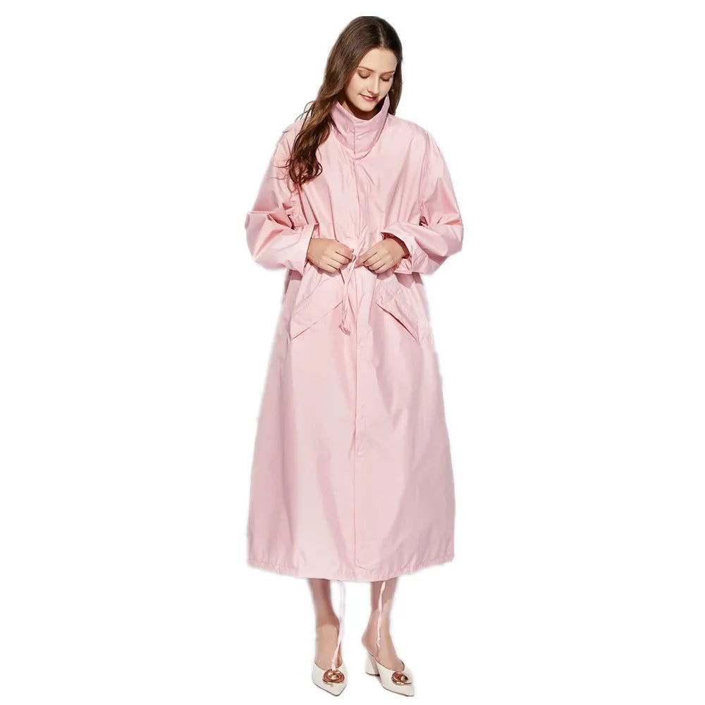Breathable Waterproof Long Rain Coat Poncho for All Weather