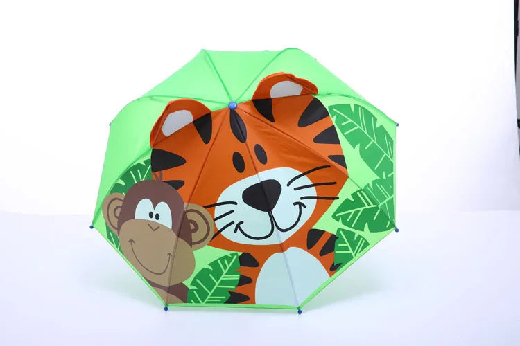 Cute Cartoon Children Umbrella | Fun 3D Ear Design for Kids