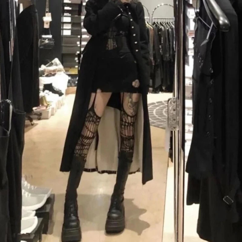 Long Sexy Fishnet Stockings for Women | Embrace Gothic Style