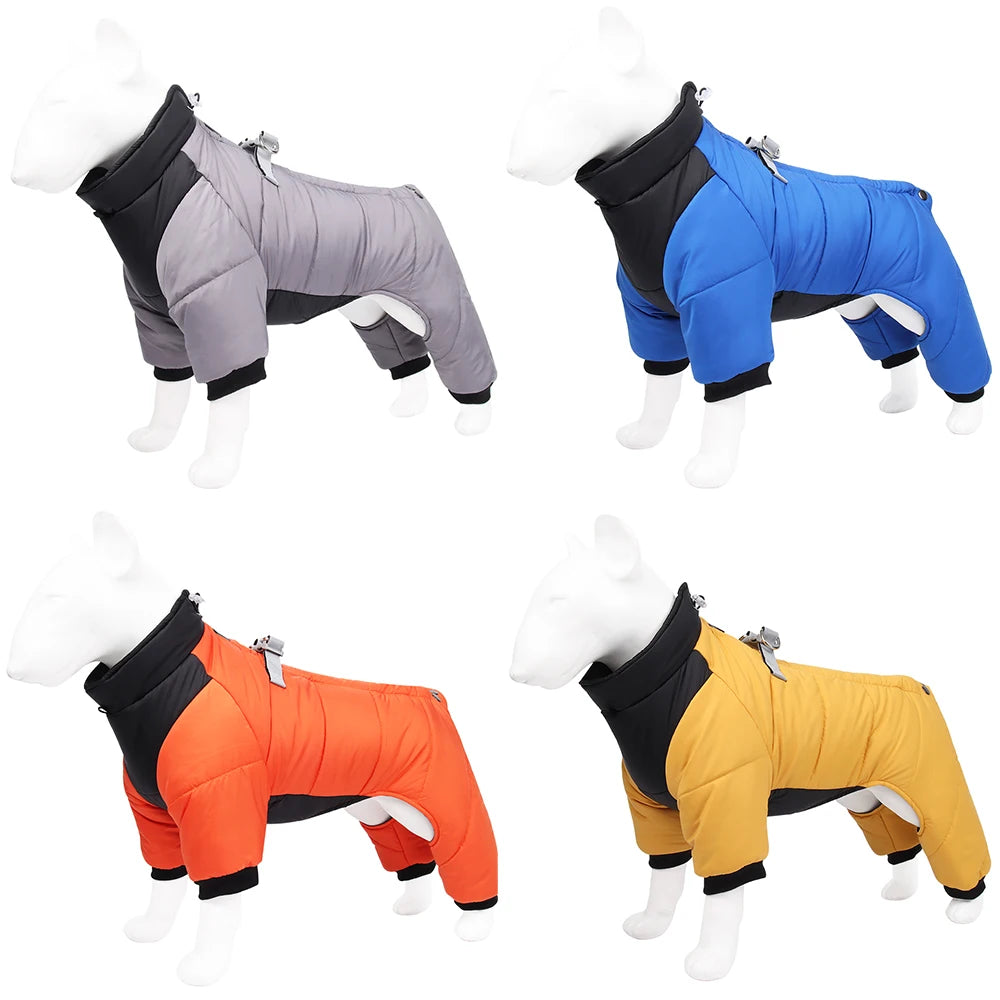 Waterproof Dog Jumpsuit Coat | Warm Winter Clothing for Pets