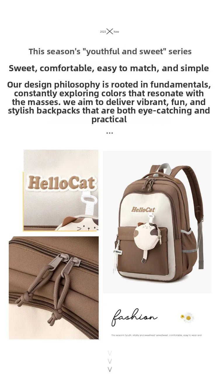 Ultra-Light Waterproof Unisex School Bag for Students | 20-36L