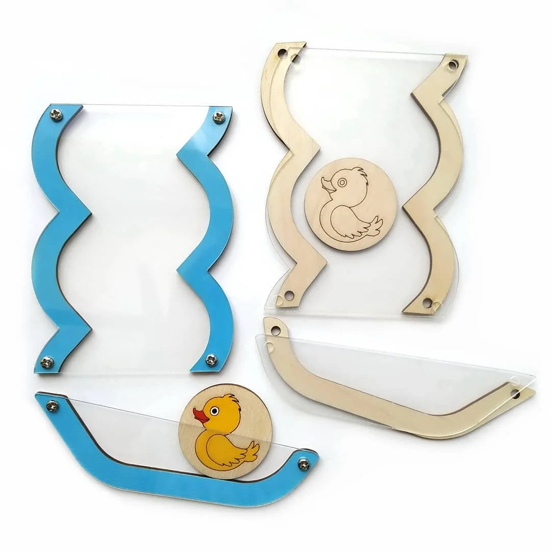Educational Montessori Busy Board for Kids | Sensory Wooden Toys
