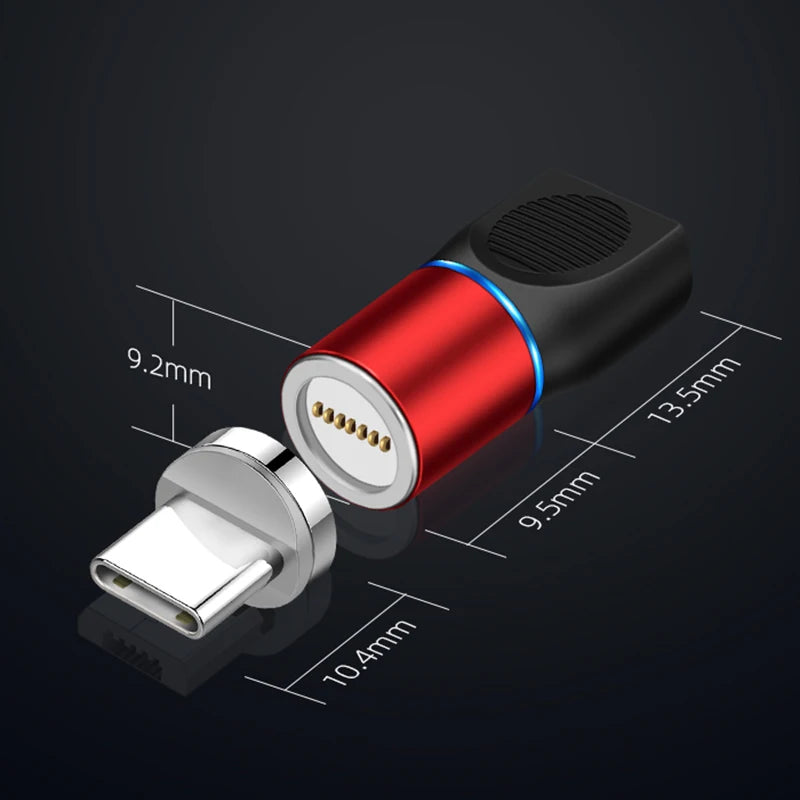Magnetic Micro to Type C Adapter | Lightning Converter for Devices