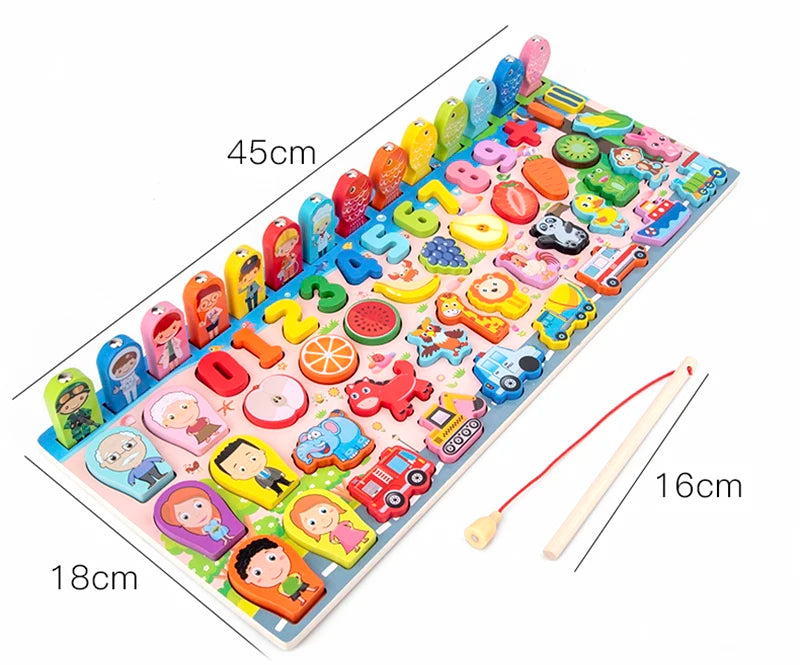 3D Montessori Arithmetic Fishing Toys | Fun Educational Playtime