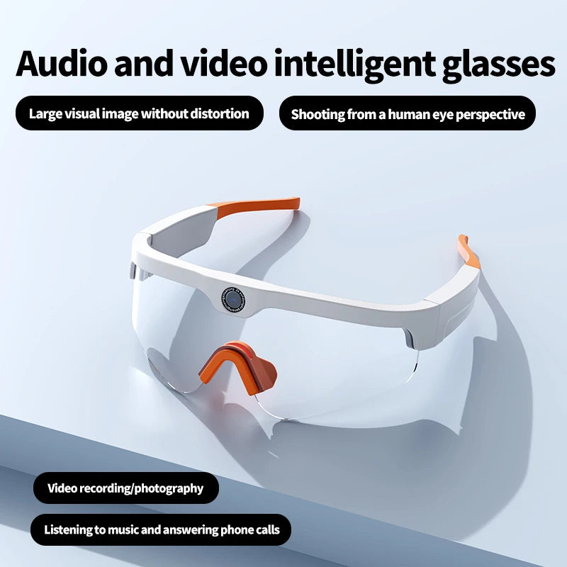 Lightweight Multi-Function Smart Glasses | Dual Camera & Waterproof