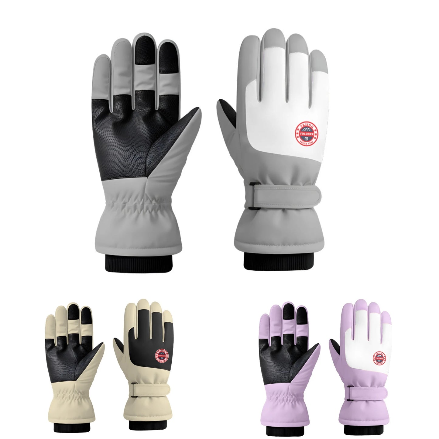 Men's Winter Ski Gloves | Thermal Insulated Touchscreen Gloves