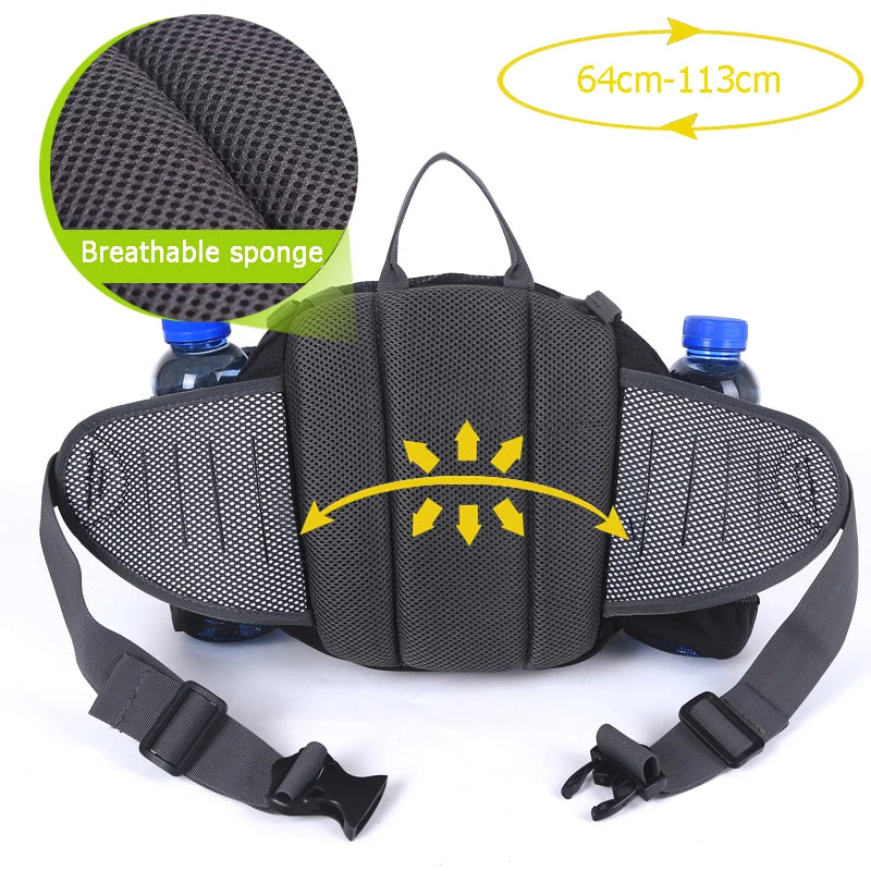 Waterproof Sports Waist Bag for Hiking and Travel | 7L Capacity