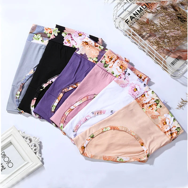 Plus Size Floral Briefs | Comfortable Women's Underwear