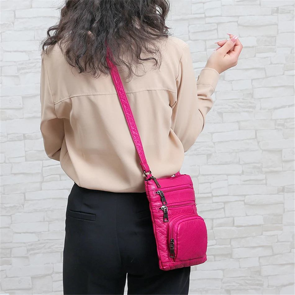 Bolso Bandolera con Múltiples Bolsillos para Mujer | Moderno y Versátil