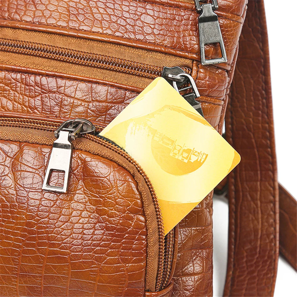 Bolso Bandolera con Múltiples Bolsillos para Mujer | Moderno y Versátil