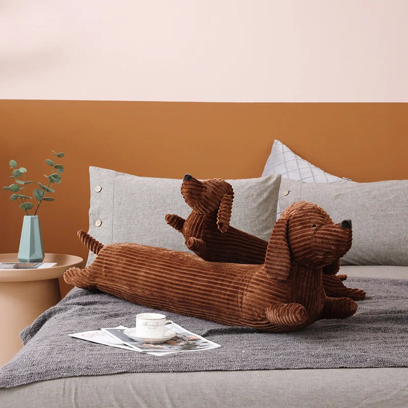 Lifelike Dachshund Plush Pillow | Cozy Home Décor Cushion