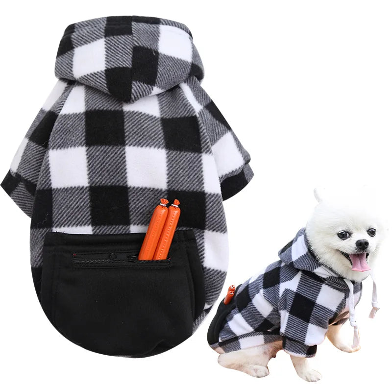 Reversible Dog Winter Coat | Plaid Vest for All Sizes