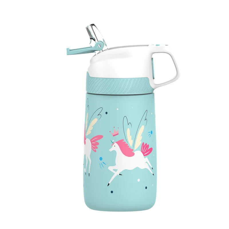 Vacuum Water Bottle for Children | BPA Free, Healthy Straw Design