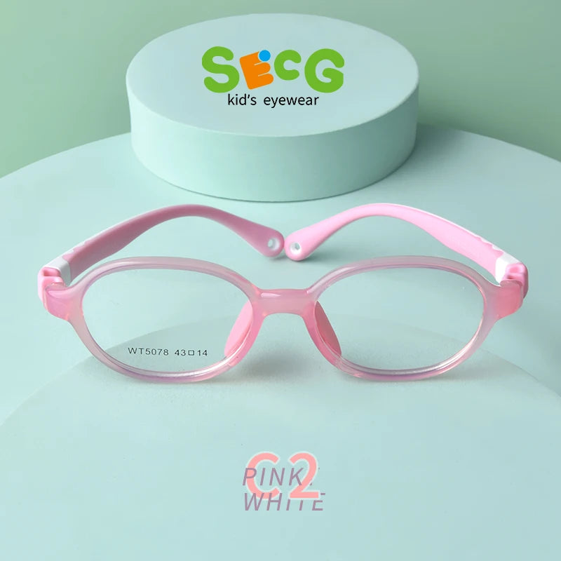Children's Silicone Glasses Frames | Ultra-Light Myopia Glasses