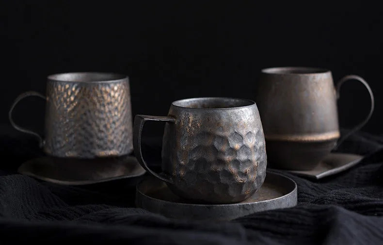 Vintage Ceramic Tea Mugs | Elegant Drinkware for Tea & Coffee