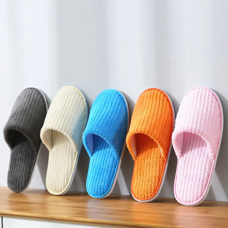 Comfortable Disposable Cotton Slippers | Hotel & Home Use
