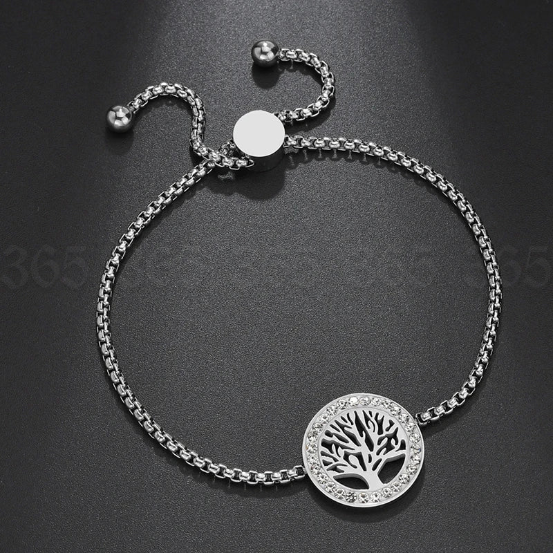 Adjustable Heart Crystal Bracelets for Women | Elegant Gift