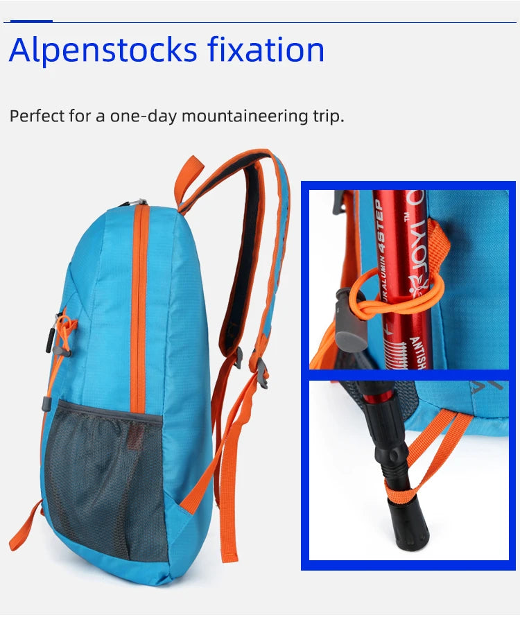 22L Ultralight Portable Foldable Backpack for Outdoor Adventures