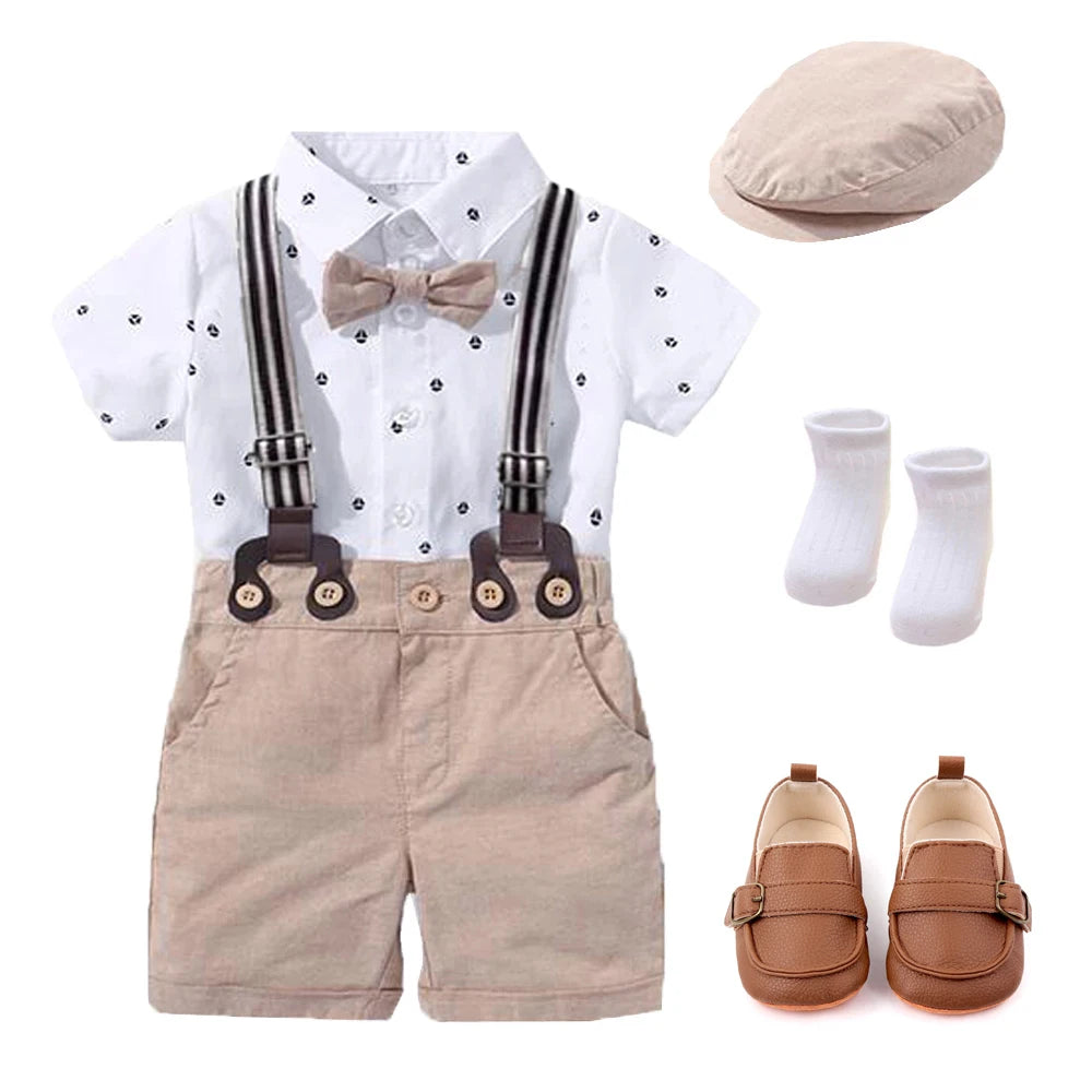 Newborn Baby Boy Romper Set | Stylish Outfit for Events