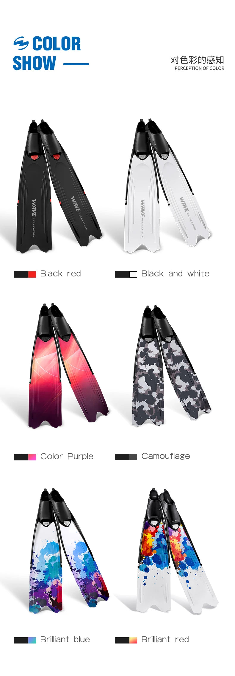 Professional Freediving Fins for Spearfishing & Water Sports