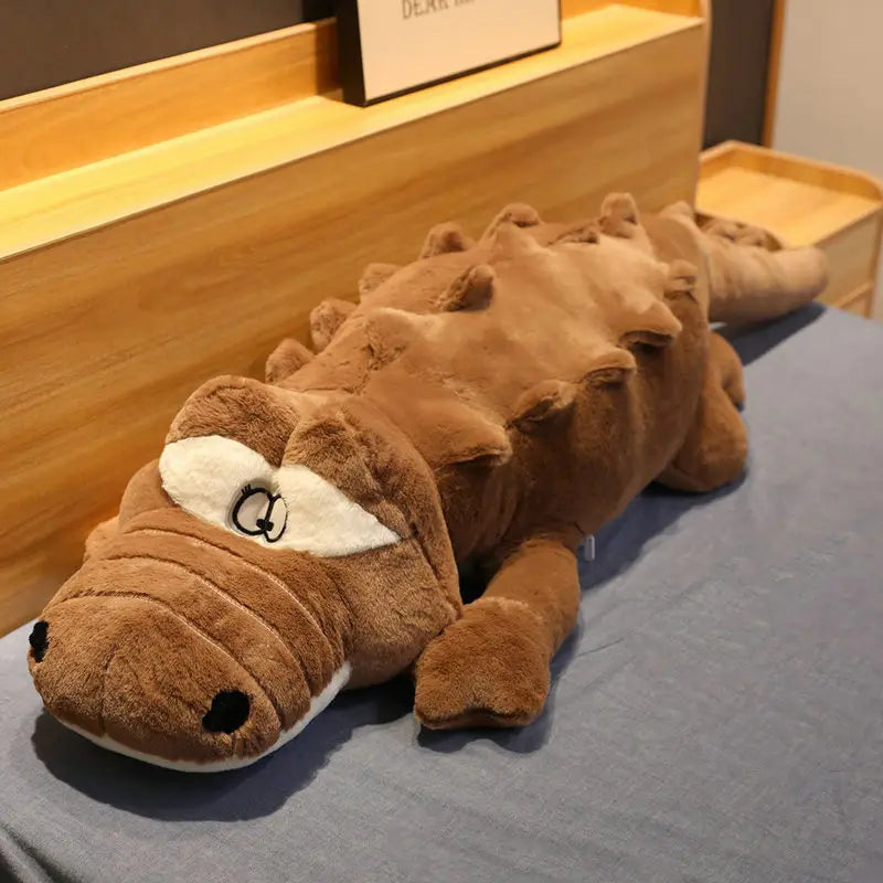 Lifelike Alligator Plush Toys | Soft Crocodile Filled Cushions
