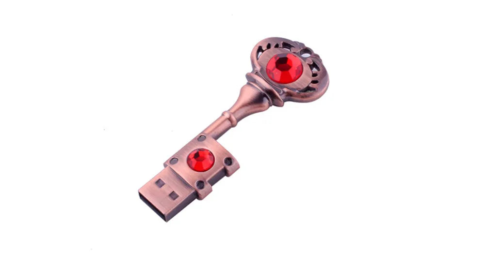 Creative Metal Love Heart USB Flash Drive | Stylish Memory Stick