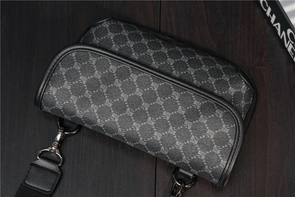 Stylish Men's PU Leather Crossbody Bag | Versatile Fashion Accessory