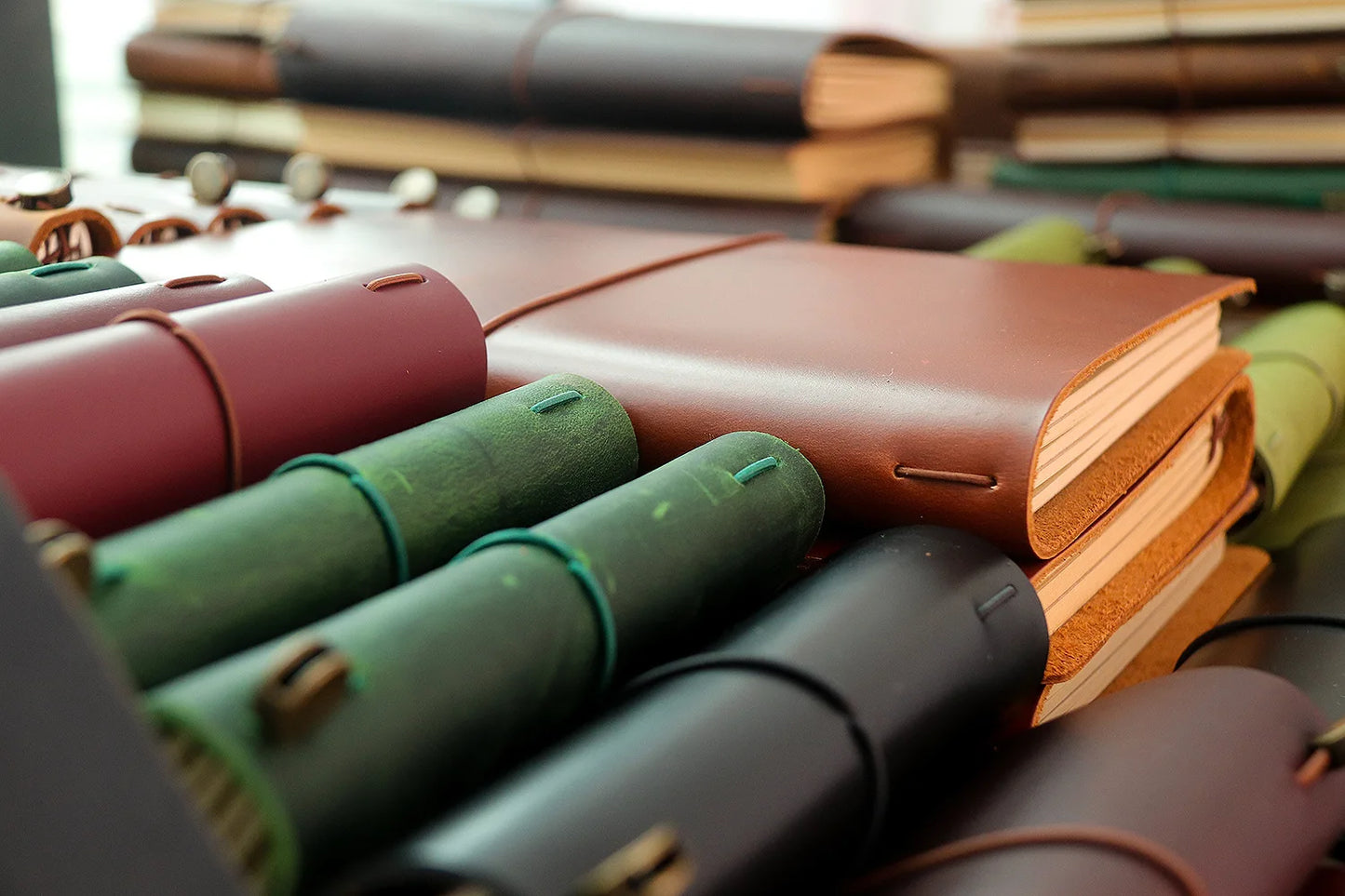 Handmade Retro Leather Cover Notebook | Travel Journal Diary