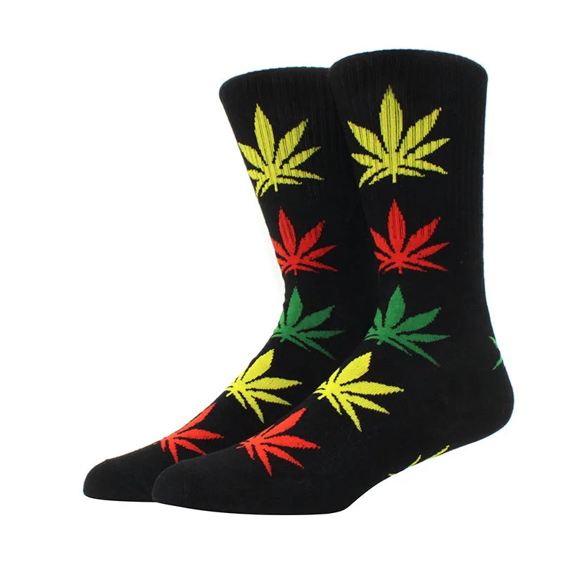 Men's Fashionable Hemp Cotton Crew Socks | Stylish Everyday Wear