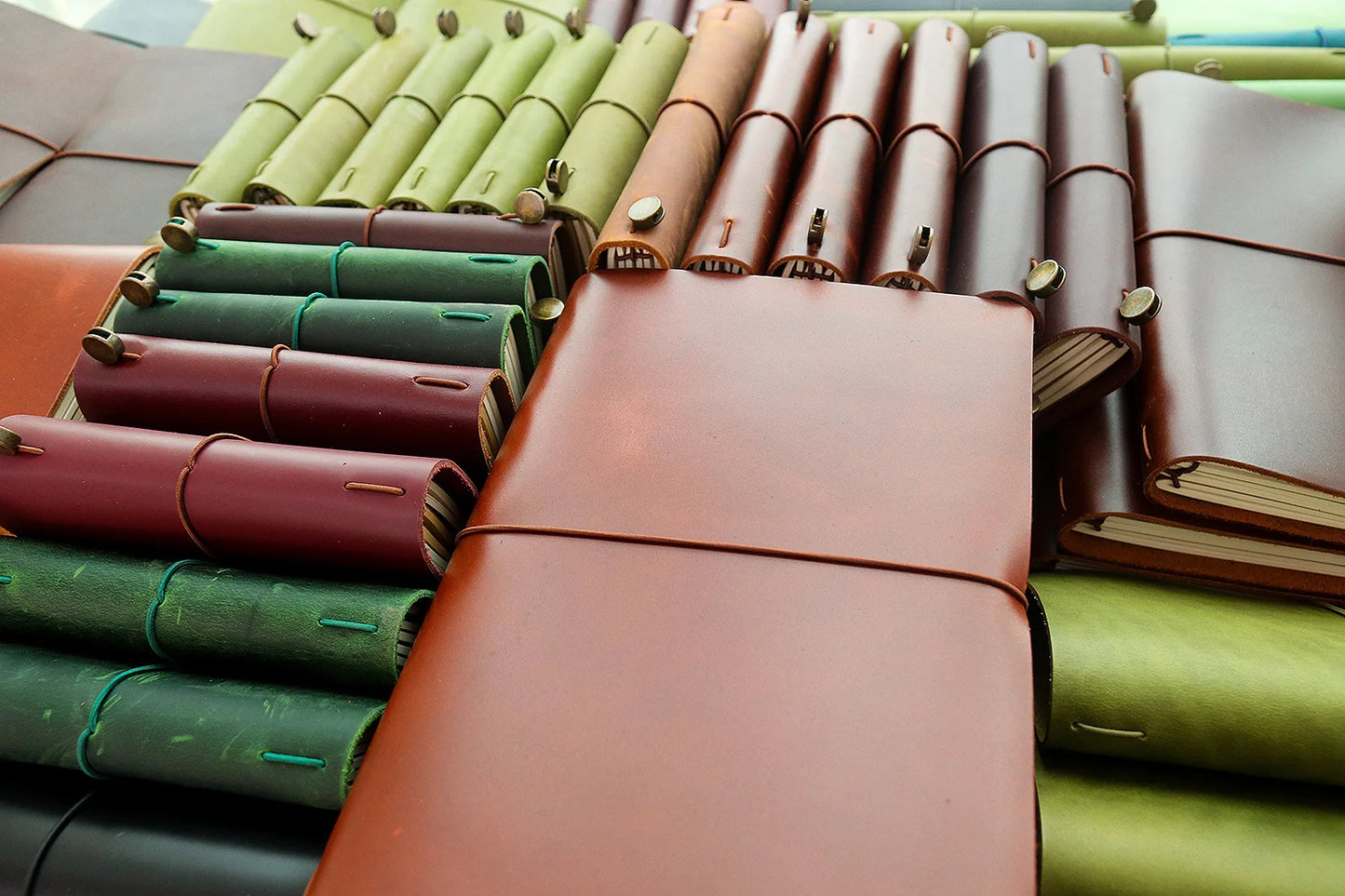 Handmade Retro Leather Cover Notebook | Travel Journal Diary